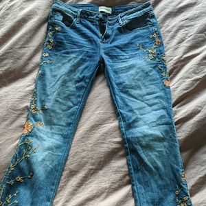 Cute embroidered jeans